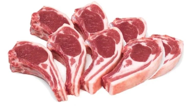 Fresh lamb chops cut to order at DannyKam Butchery, City Market Nairobi